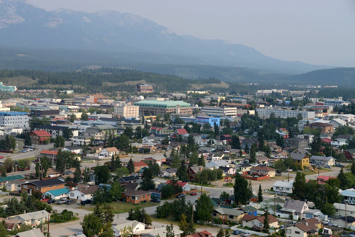 01B Whitehorse Yukon Downtown View From Lower Escarpment Trail
